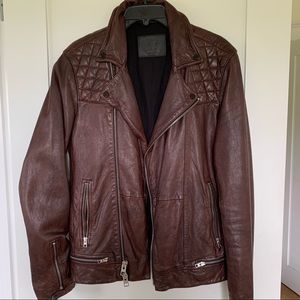 All Saints Leather Jacket (Men)